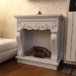 faux fireplace