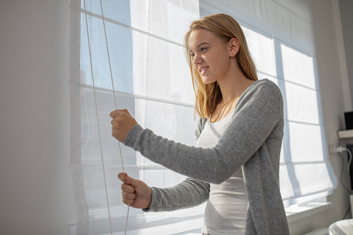 single pleated curtains